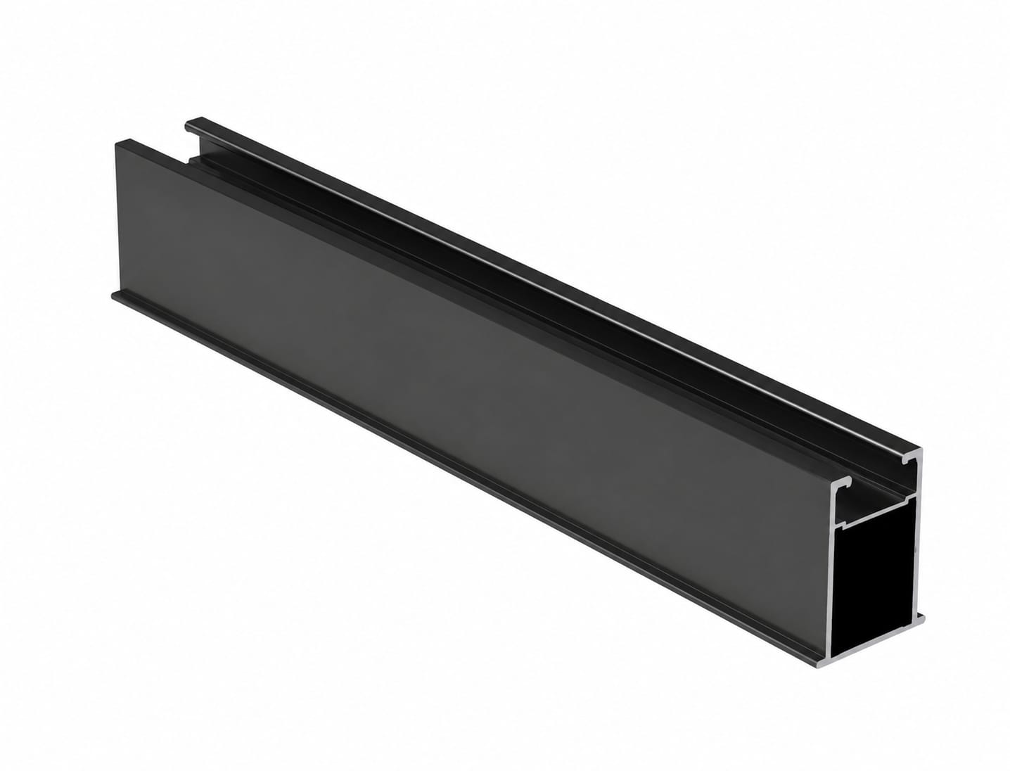 Alu-Schiene A020 Schwarz 1250 mm